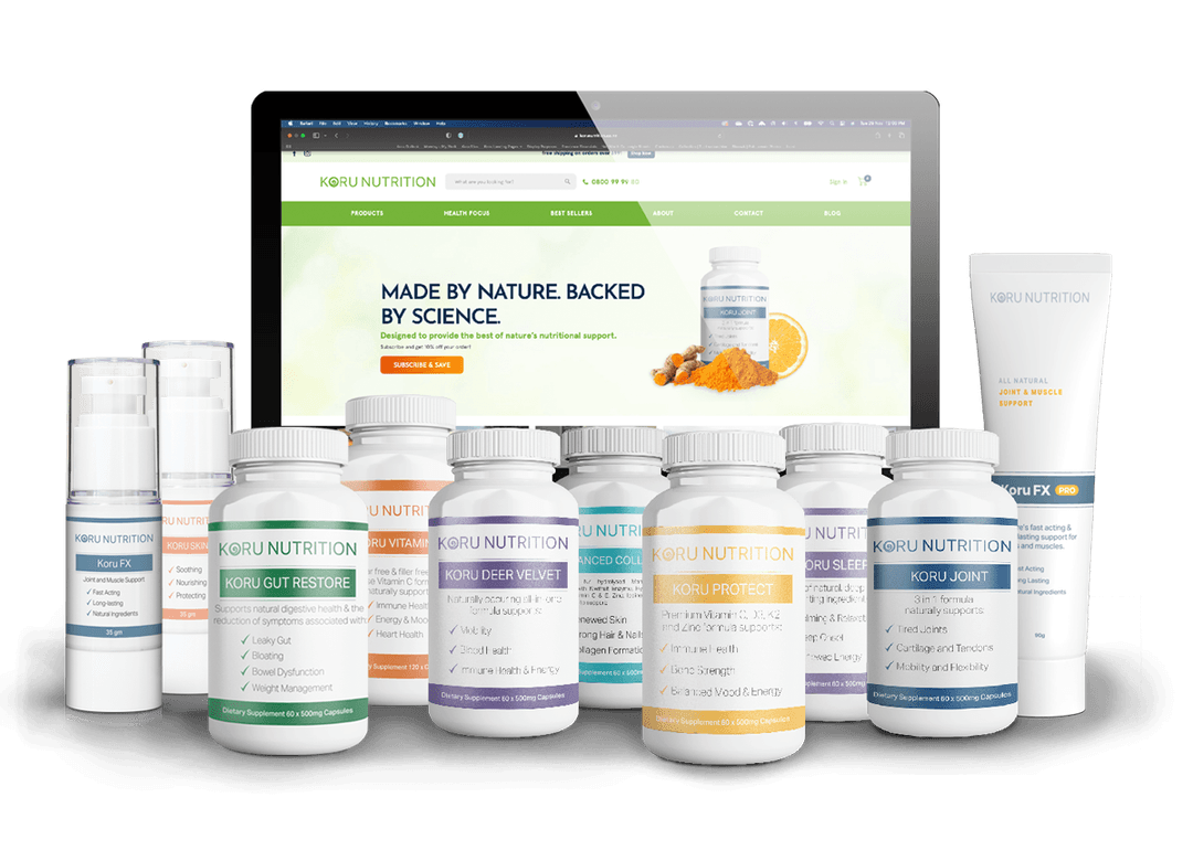 Koru Nutrition product range