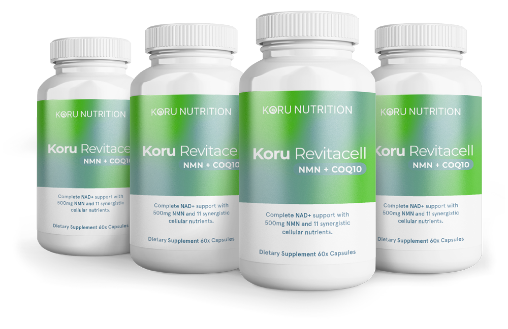 Four bottles of Koru Revitacell